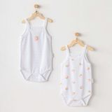 Andywawa Beyaz Bebek Çıtçıtlı Atlet - Andywawa - Beyaz - 9-12 Ay - AC23558-BEYAZ-9-12 Ay - 9 - 12 Ay