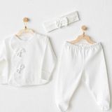 Andywawa Chic Girl 3'lü Bebek Zıbın Set AC25824