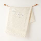 Andywawa Knitted Triko Bebek Battaniye 85X100 AC26341 - Ekru - --