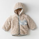 Andywawa Time To Relax Bebek Ceketi AC24050 - 0 - 3 Ay - Bej