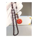Anemore Collection BLOK ZAR KEHRİBAR TESBİH PATİNLİ