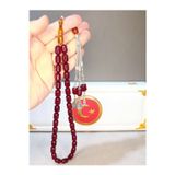 Anemore Collection KELLE BOY YENİ DÖKÜM OSMANLI SIKMA KEHRİBAR BENZETME TESBİH