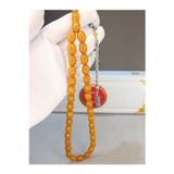 Anemore Collection SARI SIKMA KEHRİBAR TESBİH