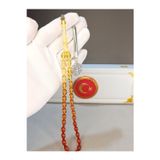 Anemore Collection TOZ KEHRİBAR TESBİH RENK GEÇİŞLİ SARI KIEMIZI