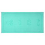 Anemoss Mint Yeşili Gemici Bağları 140x70 cm Plaj Havlusu