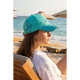 Anemoss Turkuaz Yelkenli Nakışlı Unisex Şapka – %100 Pamuk, Ayarlanabilir Yazlık Şapka, Hafif Ve Nefes Alabilir Marin Temalı Günlük Spor Ş