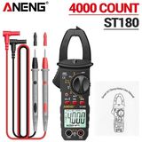 ANENG ST180 Siyah Aneng ST180 Profesyonel Dijital Ampermetre Pensesi 4000 Sayım Multimetre Ampermetre Gerilim Test Cihazı Araba Amp Hz Kapasite Ncv Ohm Testi (Yurt Dışından) - Renkli