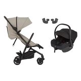Anex Air-z Plus Çift Yönlü Kabin Boy Bebek Arabası | Anex Cosmo Oto Koltuğu Dahil Tek Elle Katlanan Travel Sistem - Vivi - Krem