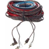 ANFİ SET KABLOSU 8GA ANFİ KABLO BAĞLANTI KİTİ OTO AMPLİFİKATÖR BAĞLANTI KİTİ ROSE GA-80