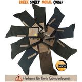 Ang Butik Mısırlı 61007 Erkek Modal Soket Çorap