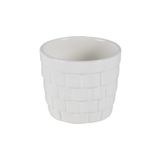 AngDesign Kaktüs Seramik Saksı 3'lü Krem