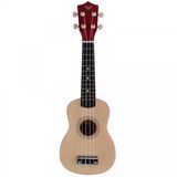 Angel Auk21-N Soprano Ukulele - Naturel (Başlangıç - Klasik Seri) | Naturel Mat Bitiş, Ihlamur Ağacı Gövde Ve Klavye, Taşıma Çantası Dahil | Ölçüler: 21 İnç / 330 Mm Skala