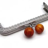 Angel Çanta Aksesuar 10.5 Cm Gümüş Renk Ahşap Toplu Cüzdan Klipsi, Cüzdan Bursu