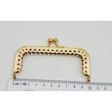 Angel Çanta Aksesuar 10 Cm Cüzdan Klipsi Light Gold Renk