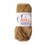Angel Çanta Aksesuar 100 Gram Polyester Makrome No:1 Sütlü Kahve