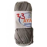 Angel Çanta Aksesuar 100 Gram Polyester Makrome No:23 Gri