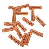 Angel Çanta Aksesuar 10'lu Suni Deri Klasik Etiket 1x4 Cm