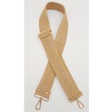 Angel Çanta Aksesuar 120x5 cm Hasır Model Kolon Çanta Sapı Light Gold Metalli