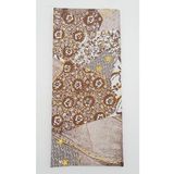 Angel Çanta Aksesuar 120X50 Cm Kahverengi Pamuklu Astarlık Kumaş Çiçek Desenli