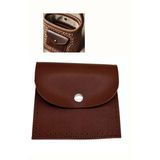Angel Çanta Aksesuar 14X12.5 cm cm Taba Renk Çıtçıtlı Suni Deri Cep