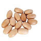 Angel Çanta Aksesuar 17 Mm 10 Adet Açık Renk Ahşap Oval Boncuk