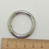 Angel Çanta Aksesuar 2.5 Cm Gümüş Yaylı Halka