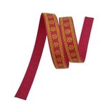 Angel Çanta Aksesuar 3 cm Polyester Kolon Fuşya Gold Simli 1 Metre