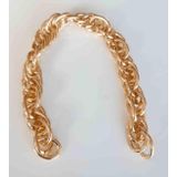 Angel Çanta Aksesuar 35 Cm Çift Halka Döngülü Zincir Light Gold Renk