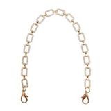 Angel Çanta Aksesuar 35 cm Light Gold Renk Taşlı Kancalı Çanta Zinciri