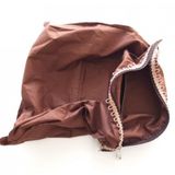 Angel Çanta Aksesuar 38x38 Cm, Dikilmiş Halde, Fermuarlı Astar Koyu Kahve