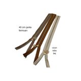 Angel Çanta Aksesuar 40 Cm Fermuar Set Light Gold Metal Taba, Bej, Vizon Renk