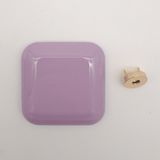 Angel Canta Aksesuar 7 Cm Kare Akrilikli Lila Renk Light Gold Miknatisli Kilit