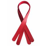 Angel Çanta Aksesuar 70x2.4 Cm, Tek Kat Suni Deri Kırmızı Renk Çift Sap