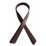 Angel Çanta Aksesuar 70x2.4 Cm, Tek Kat Suni Deri Koyu Kahve Renk Çift Sap