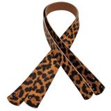 Angel Çanta Aksesuar 70x3 cm Suni Deri Leopar Renk Çift Çanta Sapı