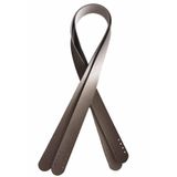 Angel Çanta Aksesuar 80x2.4 Cm, Tek Kat Suni Deri Gri Renk Çift Sap