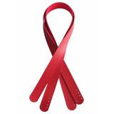 Angel Çanta Aksesuar 80x2.4 Cm, Tek Kat Suni Deri Kırmızı Renk Çift Sap
