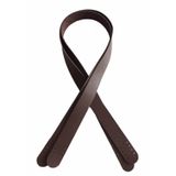 Angel Çanta Aksesuar 80x2.4 Cm, Tek Kat Suni Deri Koyu Kahve Renk Çift Sap