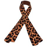 Angel Çanta Aksesuar 80x3 cm Suni Deri Leopar Renk Çift Çanta Sapı
