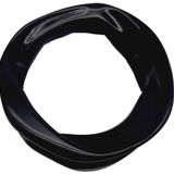 Angel Çanta Aksesuar Akrilik Kıvrımlı Model Tek Çanta Sapı Siyah Renk