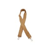 angel çanta aksesuar Angel Çanta Aksesuar 120x4 cm Jüt Kolon Çanta Sapı Light Gold Metalli