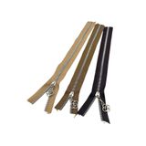 angel çanta aksesuar Angel Çanta Aksesuar Başlıklı Fermuar Set 30 Cm Gümüş Metal (Koyu Kahve, Vizon, Bej)