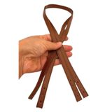 angel çanta aksesuar Angel Çanta Aksesuar Slim Model 70x1.2 cm Suni Deri Taba Renk Çift Çanta Sapı