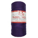 Angel Çanta Aksesuar Angel Koyu Mor Renk Polyester Makrome No:25