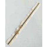 Angel Çanta Aksesuar Başlıklı Fermuar 30 Cm Light Gold Metal Krem