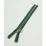 Angel Çanta Aksesuar Başlıklı Fermuar 30 Cm Light Gold Metal Zümrüt Yeşili