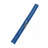 Angel Çanta Aksesuar Başlıklı Fermuar 40 Cm Gümüş Metal Saks Mavi