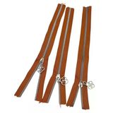 angel çanta aksesuar Başlıklı Fermuar Set 30 Cm Gümüş Metal Taba 3 Adet