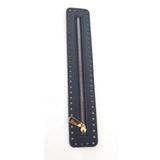 Angel Çanta Aksesuar Derili Fermuar Yeni Model Lacivert 30 Cm Light Gold