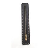 Angel Çanta Aksesuar Derili Fermuar Yeni Model Siyah 30 Cm Light Gold
